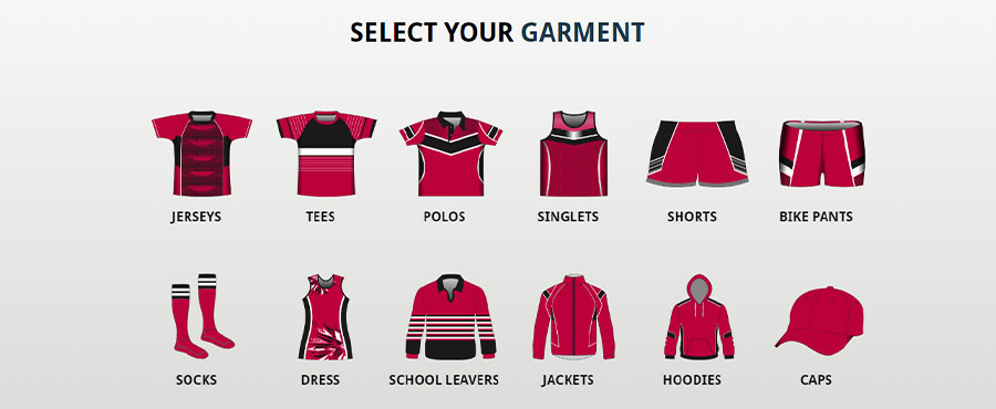 pick your garment within the design station